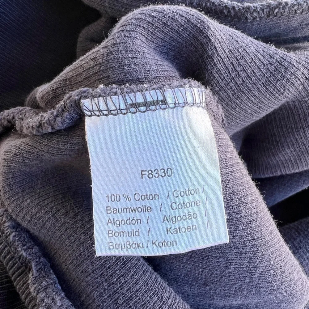 Lacoste Sweater 1/4 Zip Cotton Pockets Men Size XXL Navy Blue